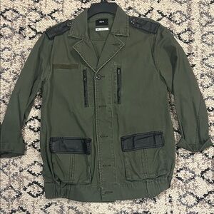 Woman’s Green Military Style Jacket